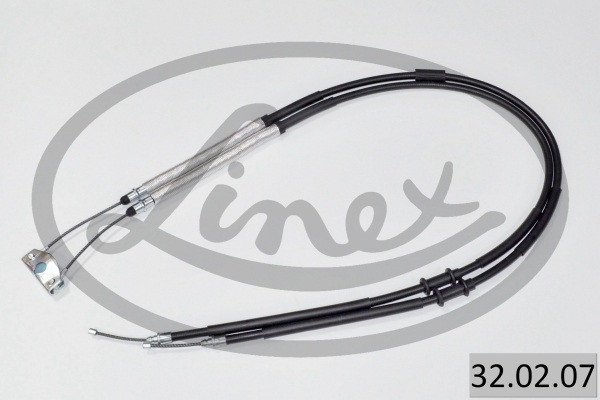 LINEX Håndbremsekabel 320207 bag for OPEL
