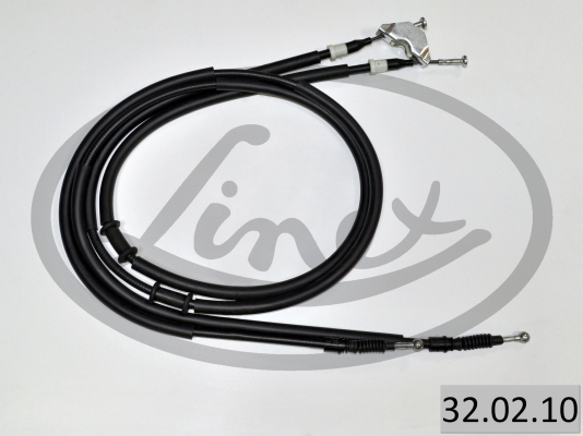 LINEX Håndbremsekabel 320210 bag for OPEL
