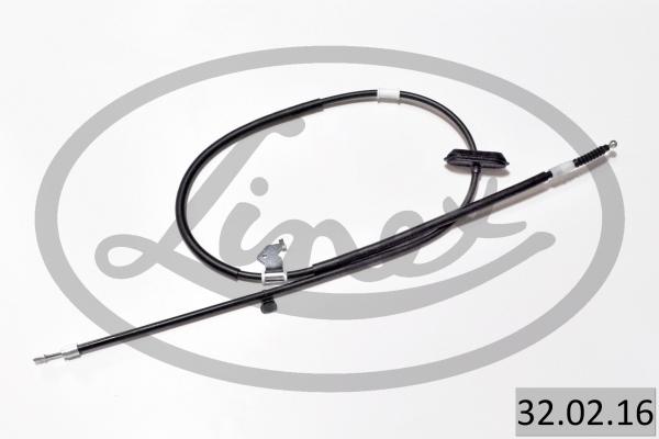 LINEX Håndbremsekabel 320216 venstre for OPEL