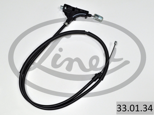 LINEX Håndbremsekabel 330134 foran for PEUGEOT