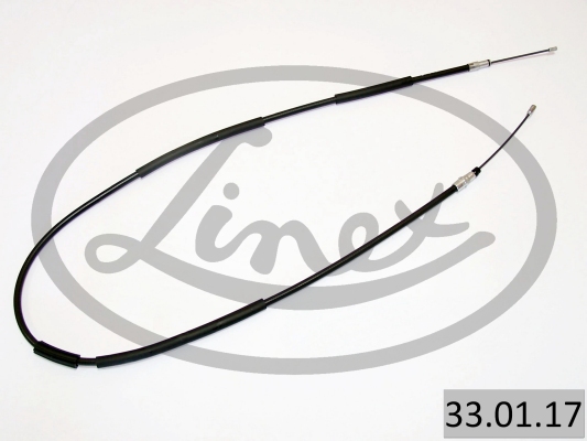 LINEX Håndbremsekabel 330117 venstre for PEUGEOT
