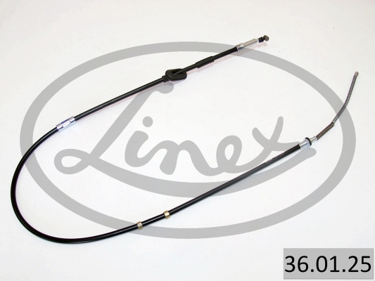 LINEX Håndbremsekabel 360125 højre for LAND ROVER
