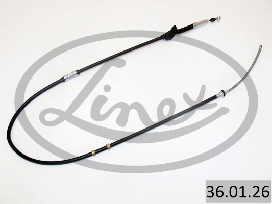 LINEX Håndbremsekabel 360126 venstre for LAND ROVER
