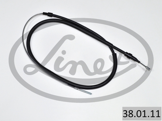 LINEX Håndbremsekabel 380111 venstre for SEAT