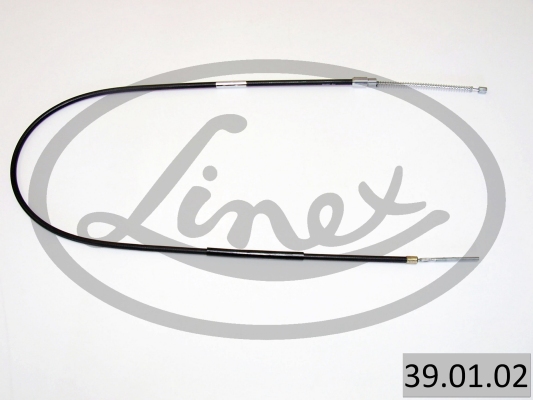 LINEX Håndbremsekabel 390102 venstre for SKODA