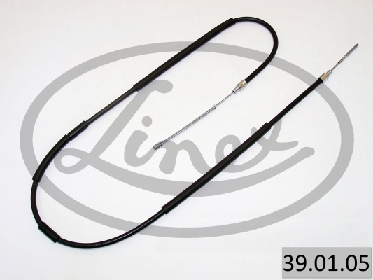 LINEX Håndbremsekabel 390105 venstre for VW