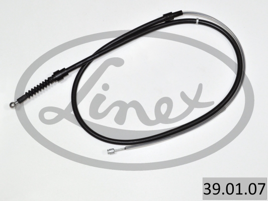 LINEX Håndbremsekabel 390107 venstre for VW