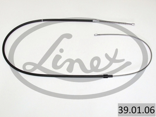 LINEX Håndbremsekabel 390106 venstre for SKODA