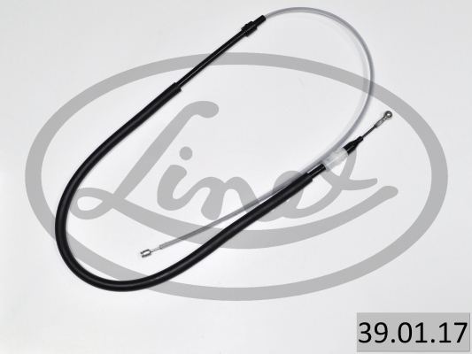 LINEX Håndbremsekabel 390117 venstre for SKODA