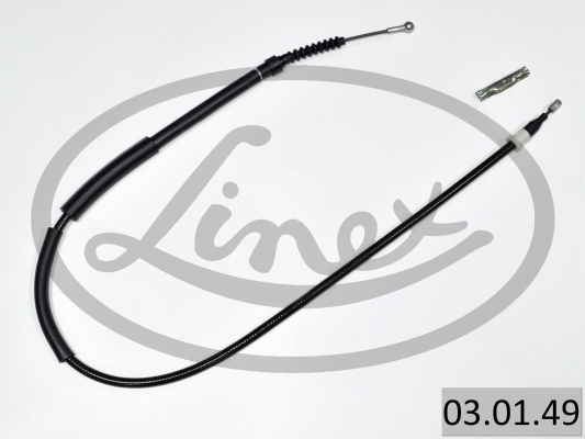 LINEX Håndbremsekabel 030149 venstre for AUDI