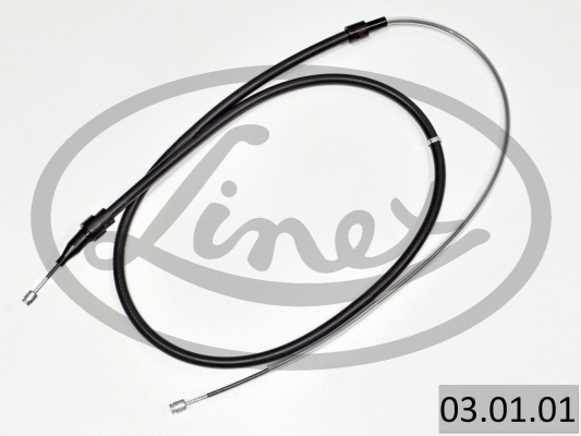 LINEX Håndbremsekabel 030101 venstre for VW