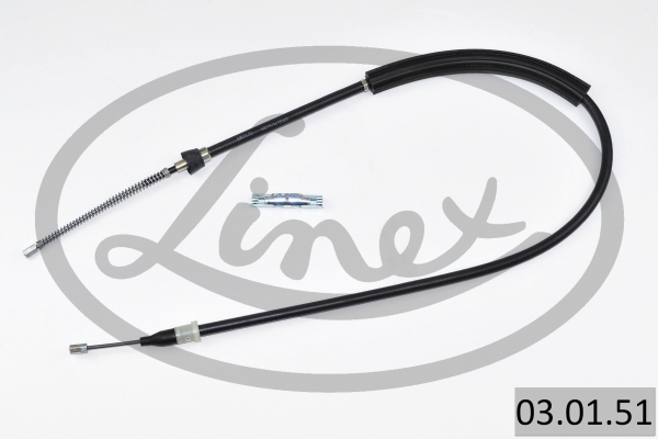 LINEX Håndbremsekabel 030151 venstre for AUDI