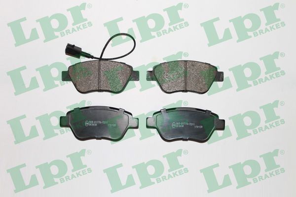 LPR Bremseklodser 05p1225 for FIAT