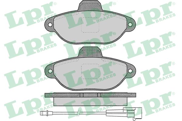 LPR Bremseklodser 05p1262 for FIAT