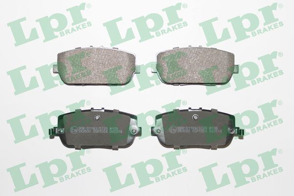 LPR Bremseklodser 05p1554 for MAZDA FIAT