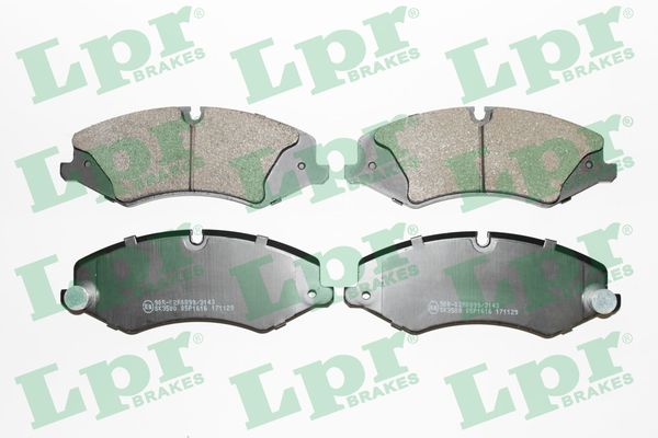 LPR Bremseklodser 05p1616 for LAND ROVER