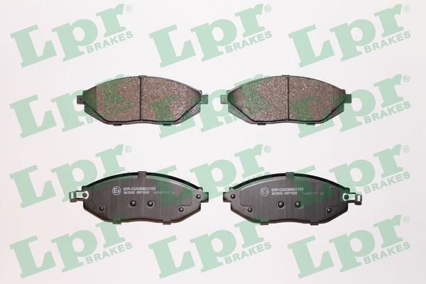 LPR Bremseklodser 05p1629 for CHEVROLET TOYOTA