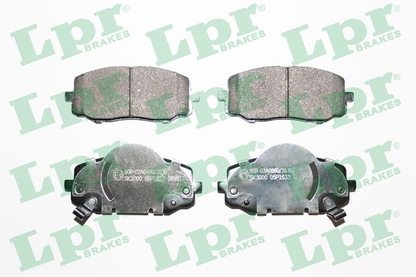 LPR Bremseklodser 05p1633 for HYUNDAI