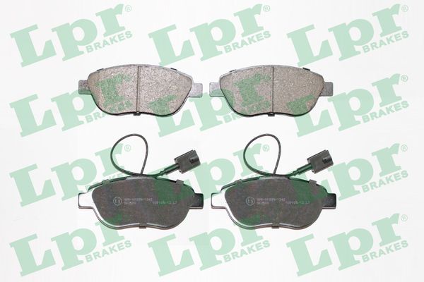 LPR Bremseklodser 05p1657 for OPEL FIAT ABARTH LANCIA