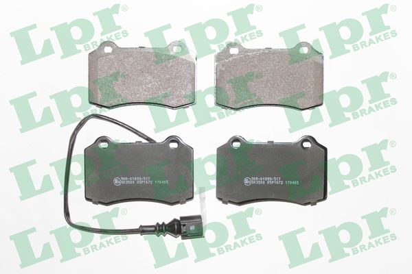 LPR Bremseklodser 05p1672 for SEAT
