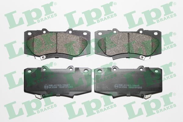 LPR Bremseklodser 05p1682 for TOYOTA