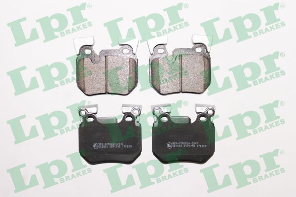 LPR Bremseklodser 05p1790 for BMW