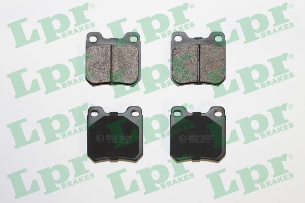 LPR Bremseklodser 05p206 for OPEL VAUXHALL