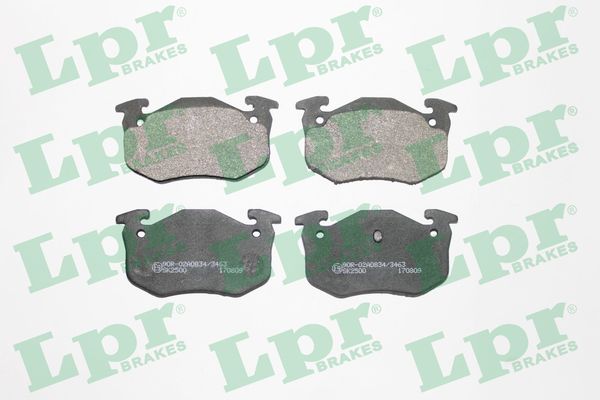 LPR Bremseklodser 05p275 for RENAULT
