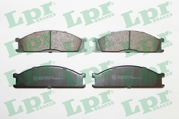 LPR Bremseklodser 05p379 for NISSAN