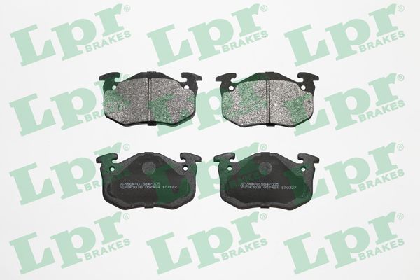 LPR Bremseklodser 05p484 for RENAULT