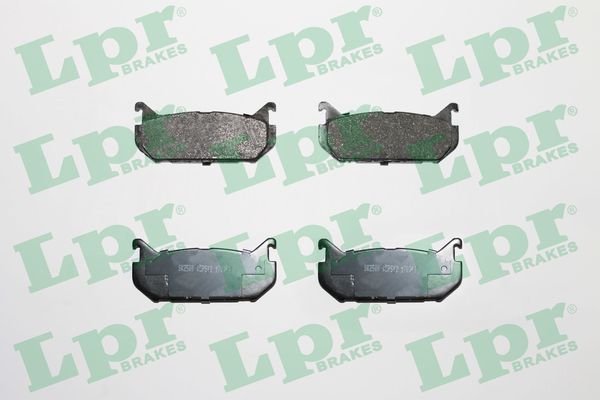 LPR Bremseklodser 05p512 for FORD FORD USA MAZDA MITSUBISHI NISSAN