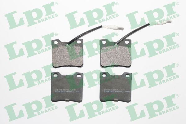 LPR Bremseklodser 05p623 for PEUGEOT