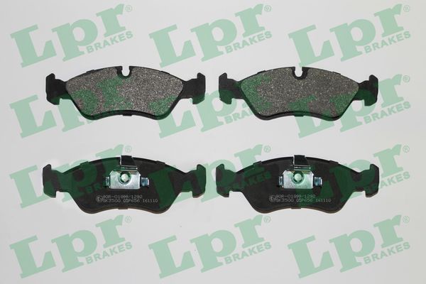 LPR Bremseklodser 05p656 for OPEL VAUXHALL