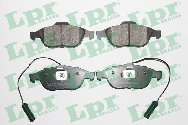 LPR Bremseklodser 05p664 for ALFA ROMEO LANCIA FIAT