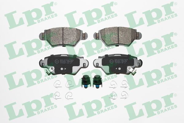 LPR Bremseklodser 05p699 for OPEL VAUXHALL