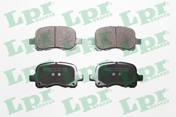 LPR Bremseklodser 05p768 for TOYOTA