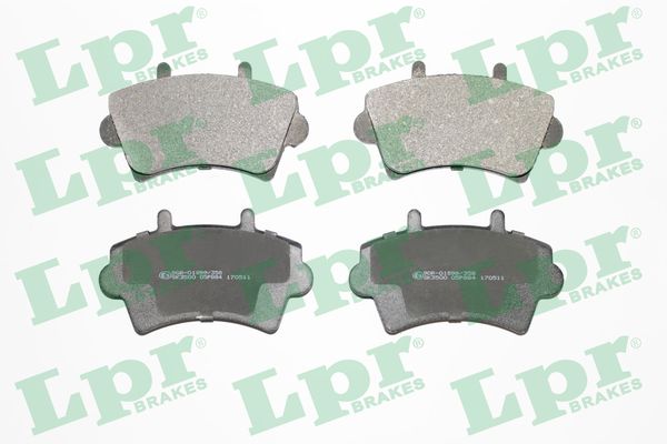 LPR Bremseklodser 05p884 for OPEL VAUXHALL NISSAN RENAULT