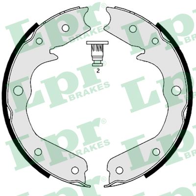 LPR Bremsebakkesæt, parkeringsbremse 08970 for OPEL HONDA ISUZU ACURA GREAT WALL