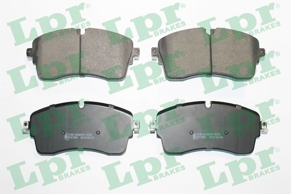 LPR Bremseklodser 05p2174 for JAGUAR LAND ROVER