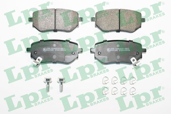 LPR Bremseklodser 05p2150 for MERCEDES-BENZ RENAULT