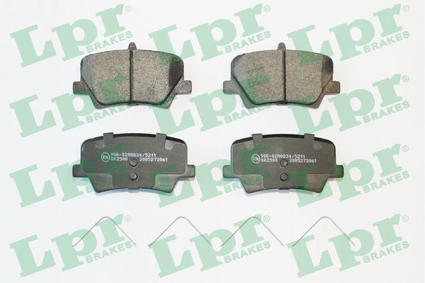LPR Bremseklodser 05p2061 for VOLVO GEELY