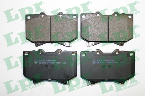 LPR Bremseklodser 05p2211 for TOYOTA