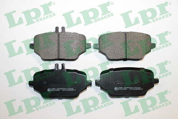 LPR Bremseklodser 05p2217 for MERCEDES-BENZ