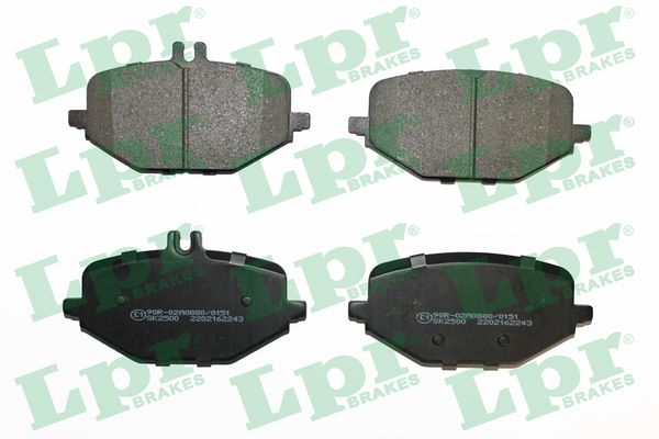LPR Bremseklodser 05p2243 for MERCEDES-BENZ
