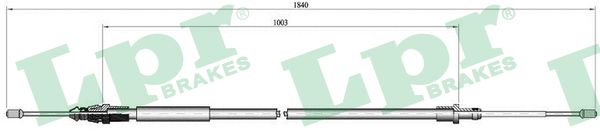 LPR Håndbremsekabel c0099b for PEUGEOT CITROËN