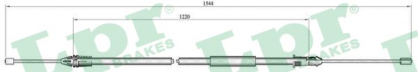 LPR Håndbremsekabel c0404b for RENAULT