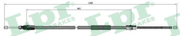 LPR Håndbremsekabel c0705b for RENAULT