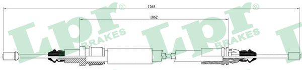 LPR Håndbremsekabel c0706b for RENAULT