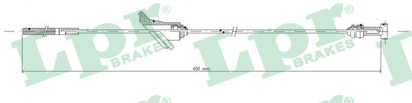 LPR Håndbremsekabel c0868b for TOYOTA