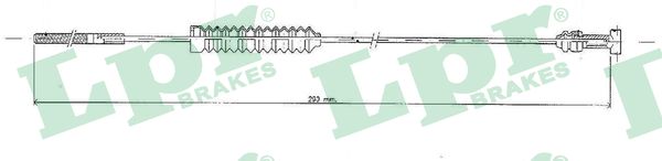 LPR Håndbremsekabel c0869b for TOYOTA